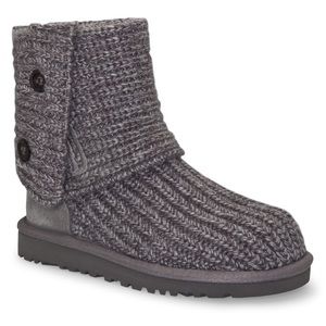 UGG Gray knit boots